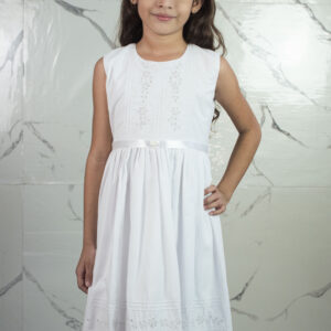 Vestido de lino para niña