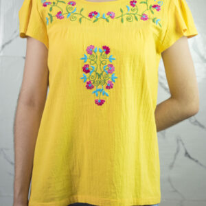 Blusa xochilt de algodón
