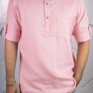 Cotona de lino manga 3/4